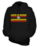 UGANDA SCRIBBLE FLAG UNISEX HOODIE TOP GIFT UGANDAN FOOTBALL - Image 6