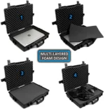 CM Waterproof Laptop Hard Case for 15-17 inch Gaming Laptops & Accessories- USED