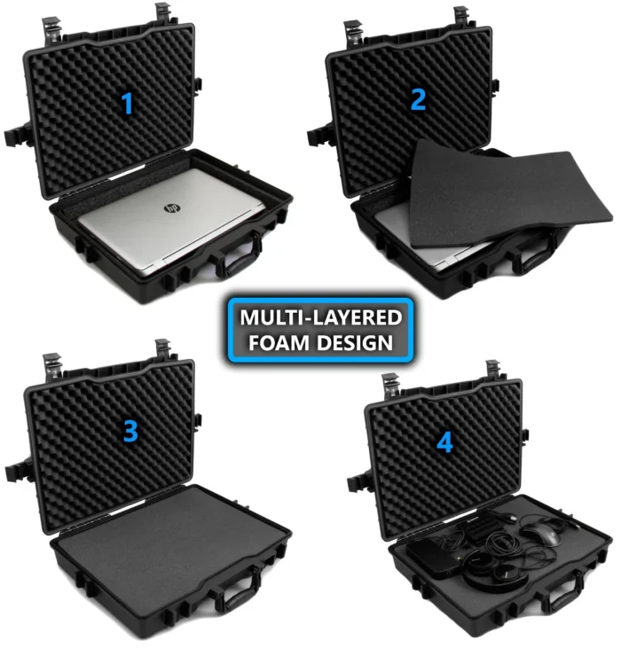 CM Waterproof Laptop Hard Case for 15-17 inch Gaming Laptops & Accessories- USED