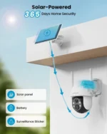 ieGeek Security Cameras Wireless Outdoor, 2K Solar WiFi Camera for Home Security - Image 4