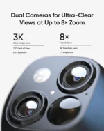eufy SoloCam S3 Solar Wireless Security Camera 360°PTZ 3K Dual-Cam Night Vision - Image 4