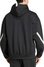 adidas Z.N.E Mens Training Track Jacket Black Hooded Excerise Workout Fitness - Image 5