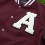 Vintage Howe Snap Button Varsity Jacket Wool - Image 6