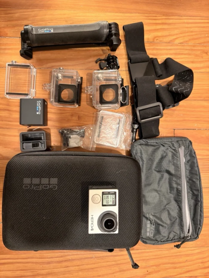 GoPro HERO4 Action Camera Bundle – Silver