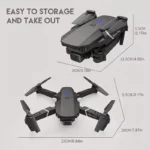 Pro WiFi FPV Drone Wide Angle HD 4K 1080P Camera Height Hold RC Foldable Drone - Image 5