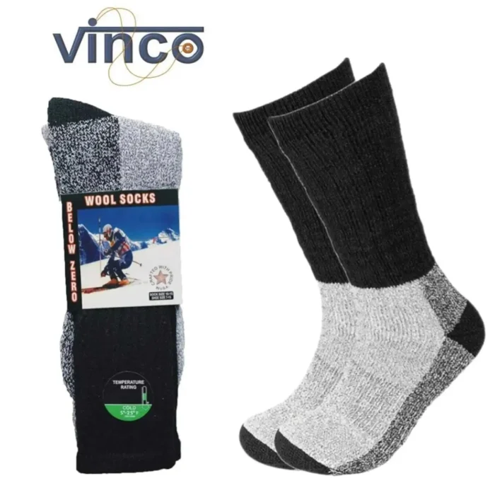 Wholesale Bulk Lots Men Merino Wool Socks Thermal Socks Insulated Cold Weather