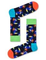 HAPPY SOCKS Toucan men's 41-46 premium sock new multicolor cotton-