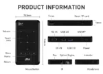 4K HD Smart DLP Mini Projector with Android WiFi Bluetooth 1080P for Smart Home Theater - Image 10