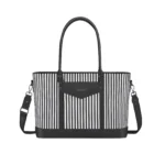 MOSISO Laptop Tote Bag for Women Compatible with MacBook, 17.3 inch, Black