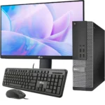 Dell SFF Desktop PC Intel i5 4th 8GB RAM 256GB SSD 1TB 19" LED Wi-Fi Windows 11
