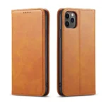 For iPhone 17 16 15 14 13 12 Plus Pro Max Air Leather Magnetic Flip Wallet Case - Image 2