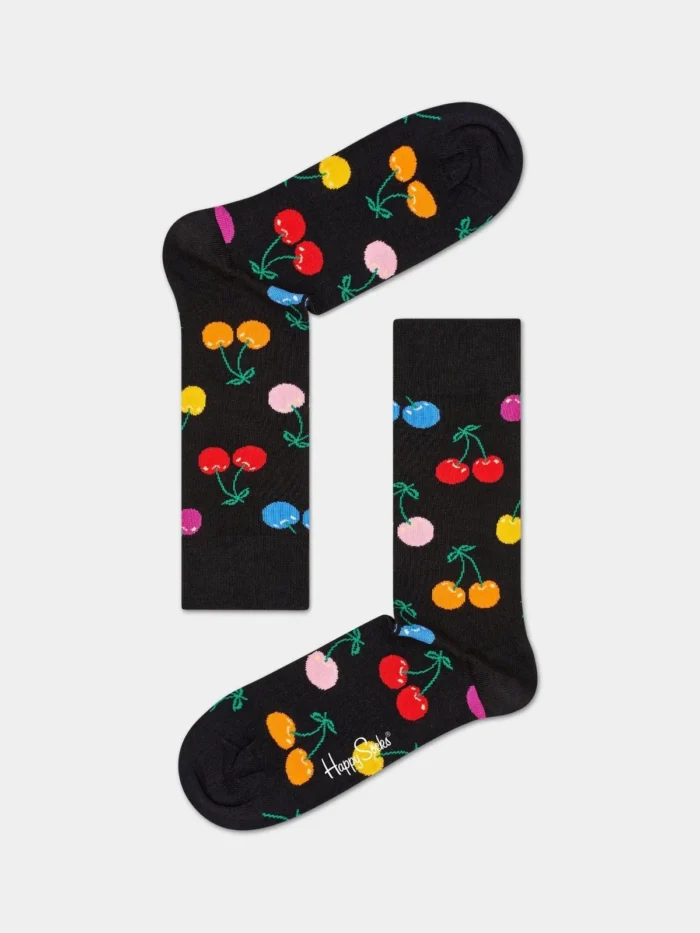 HAPPY SOCKS cherry sock men new 41-46 colorful premium gift