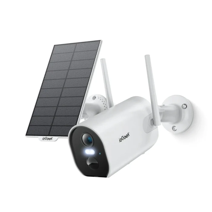 ieGeek Wireless Outdoor Solar Security Camera 2K Home CCTV System WiFi IP Camera