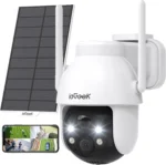 ieGeek Security Cameras Wireless Outdoor, 2K Solar WiFi Camera for Home Security