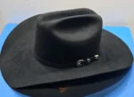 Resistol City Limits 6X Black Fur Felt Cowboy Hat Oval Sz 7 RFCTLM-75400770 - Image 6
