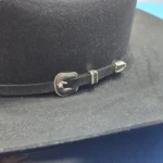 Resistol City Limits 6X Black Fur Felt Cowboy Hat Oval Sz 7 RFCTLM-75400770 - Image 7