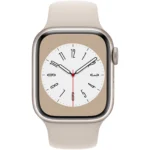 Apple Watch Series 8 41mm(GPS+Cellular)Aluminum Starlight S/M Band-Excellent