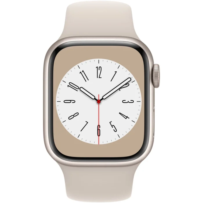 Apple Watch Series 8 41mm(GPS+Cellular)Aluminum Starlight S/M Band-Excellent