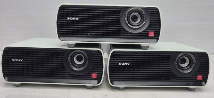 Lot of 3 Sony VPL-EW130 3LCD Projectors – Used (Please Read Description)