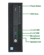 hp Desktop PC Computer Quad Core 16GB RAM DUAL 22" LCDs Wi-Fi BT Windows 11 SSD - Image 3