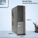Dell SFF Desktop PC Intel i5 4th 8GB RAM 256GB SSD 1TB 19" LED Wi-Fi Windows 11 - Image 2