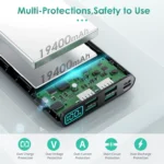 Power Bank 38800mAh USB C Charger 5 Output Battery iPhone Huawei Galaxy F377- - Image 4