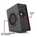 GOgroove Computer Speakers for Desktop PC, USB Powered Plug and Play 3.5mm AUX - Image 7