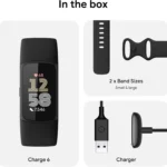 Fitbit Charge 6 Fitness Activity Tracker Heart Rate GPS Google Wallet Sleep NEW