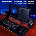 UB3 Computer Speakers for Desktop and Laptop - Monitor Speakers with Loud Bass, - Image 8