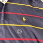 Polo Ralph Lauren Jersey Hoodie Shirt Mens XL Striped Preppy Lightweight - Image 4
