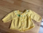 Gymboree ‘Daisy Turtle’ 2011 Cardigan Sweater, Yellow NB 0-3 Girl