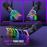 XLR/USB Gaming Microphone Set Dynamic PC Mic for Streaming Podcasting Compute... - Image 9