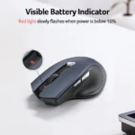 acer Wireless Mouse, 3 Adjustable DPI Ergonomic Computer Mouse 2.4GHz Black - Image 4