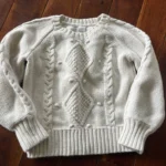 Gap Kids Cable-Knit Cotton Knit Sweater Ivory Pullover Crew Neck 5T
