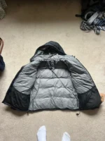 Brand New Medium Stussy Black And Grey Puffer Coat - Image 6