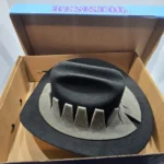 Resistol City Limits 6X Black Fur Felt Cowboy Hat Oval Sz 7 RFCTLM-75400770 - Image 3