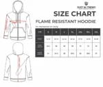 Flame Resistant FR Fleece Hoodie - 100%C - Heavy duty - Image 7