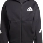 adidas Z.N.E Mens Training Track Jacket Black Hooded Excerise Workout Fitness
