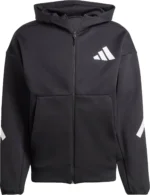 adidas Z.N.E Mens Training Track Jacket Black Hooded Excerise Workout Fitness