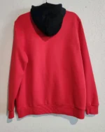 PUMA Men’s Hoodie Sweatshirt Size L | Red & Black Logo Pullover | Kangaroo... - Image 4