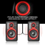 Pc Computer Speakers With Surround Sound Usb Wired Laptop Deep Bass For Desktop - Image 3