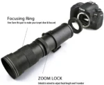 420-1600mm Telephoto Zoom Lens for Canon 1200D 1300D 2000D 4000D Cameras