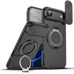 Rugged Magnetic For iPhone 17 Pro Max 16 15 14 13 12 11 with Ring Camera Cover - Image 4