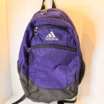 Adidas Striker Backpack Purple Black unisex back to school sturdy Book Bag