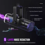 XLR/USB Gaming Microphone Set Dynamic PC Mic for Streaming Podcasting Compute... - Image 7