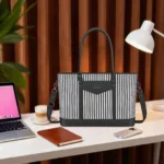 MOSISO Laptop Tote Bag for Women Compatible with MacBook, 17.3 inch, Black - Image 2