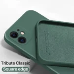 For iPhone 17 16 15 14 13 12 11 Pro Max X XS XR Silicone Case Camera Lens Cover