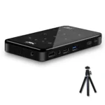 4K HD Smart DLP Mini Projector with Android WiFi Bluetooth 1080P for Smart Home Theater