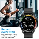 Smart Watch Bluetooth Heart Rate Oxygen Pressure Fitness Track Waterproof Watch - Image 4