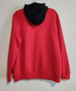 PUMA Men’s Hoodie Sweatshirt Size L | Red & Black Logo Pullover | Kangaroo... - Image 2